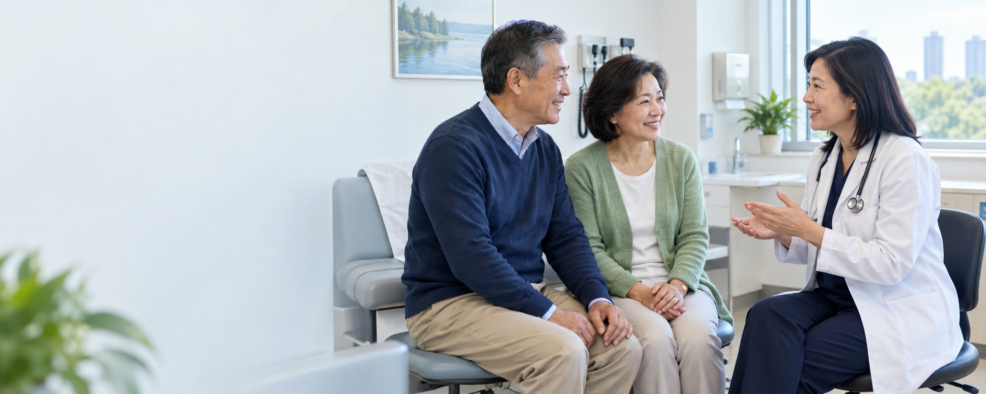 Patients receiving welcoming primary care at Medpoint Medical Services